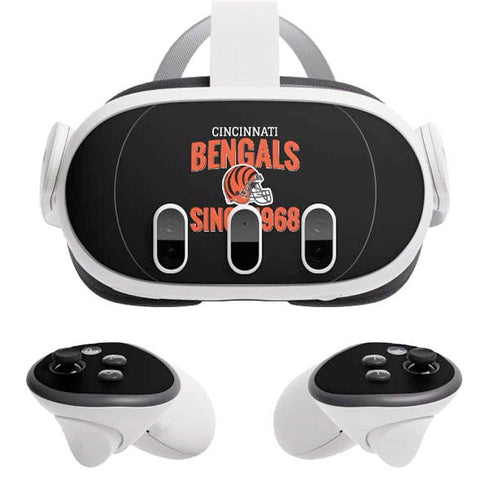 NFL Cincinnati Bengals Helmet Meta Quest 3 Skin