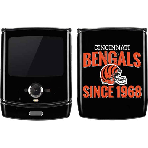NFL Cincinnati Bengals Helmet Motorola RAZR Skin