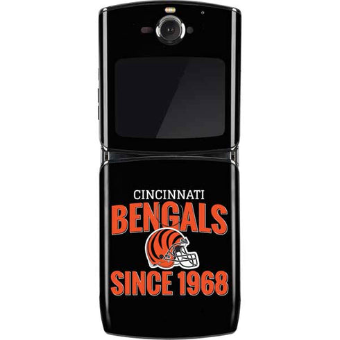 NFL Cincinnati Bengals Helmet Motorola RAZR Skin