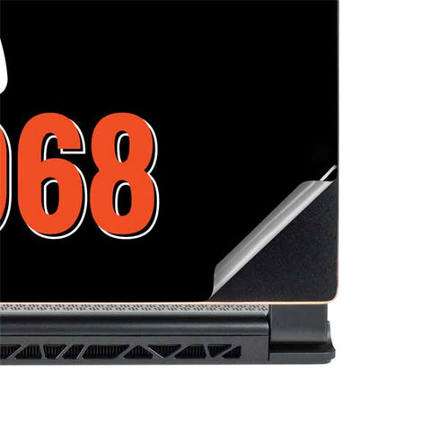 NFL Cincinnati Bengals Helmet MSI GS65 Stealth Laptop Skin