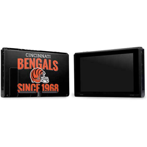 NFL Cincinnati Bengals Helmet Nintendo Switch Bundle Skin