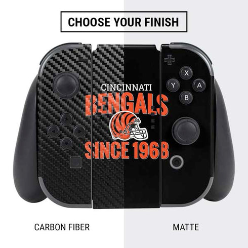 NFL Cincinnati Bengals Helmet Nintendo Switch Bundle Skin