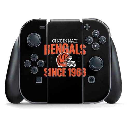 NFL Cincinnati Bengals Helmet Nintendo Switch (2017-2021) Joy-Con Controller Skin