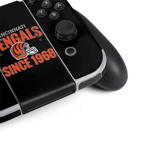 NFL Cincinnati Bengals Helmet Nintendo Switch OLED (2021) Skin