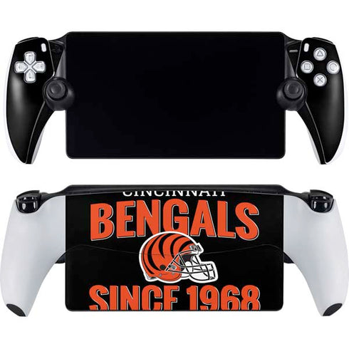 NFL Cincinnati Bengals Helmet PlayStation Portal Remote Player Skin