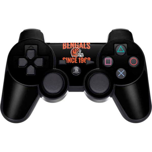 NFL Cincinnati Bengals Helmet PS3 Dual Shock wireless controller Skin