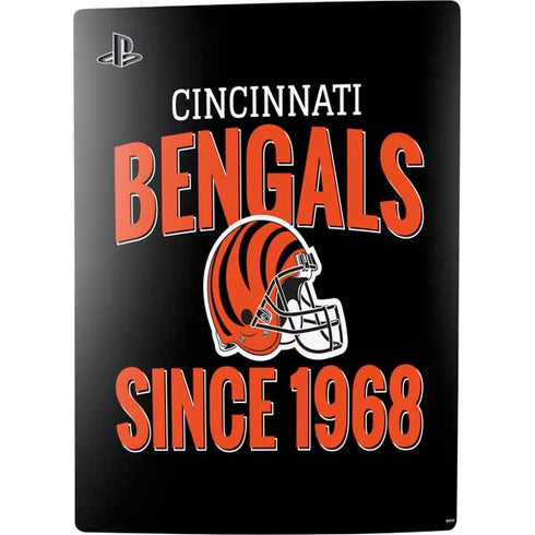 NFL Cincinnati Bengals Helmet PS5 Digital Edition Console Skin