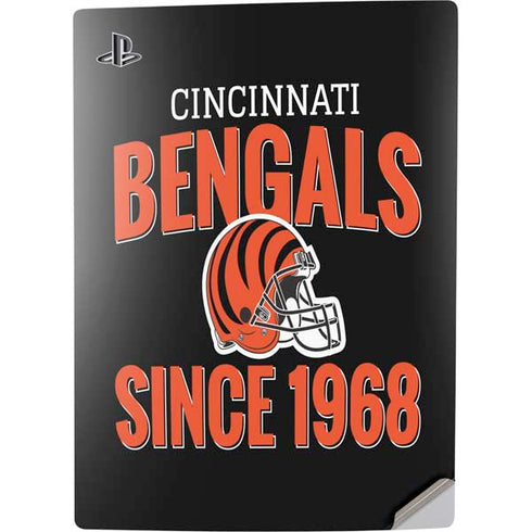NFL Cincinnati Bengals Helmet PS5 Digital Edition Console Skin