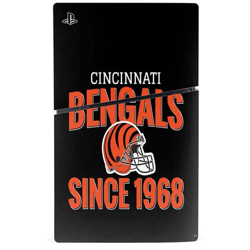 NFL Cincinnati Bengals Helmet PS5 Slim Disk Bundle Skin