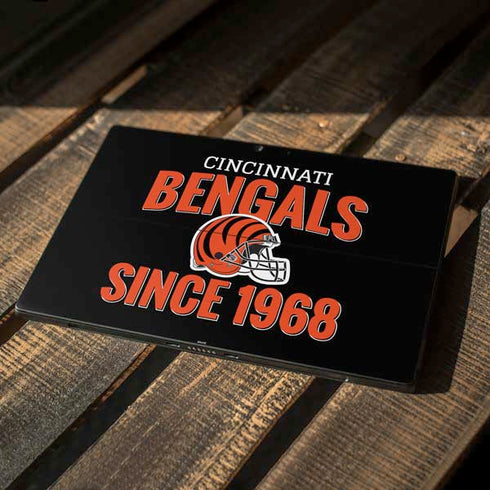 NFL Cincinnati Bengals Helmet Surface Pro 7 Skin