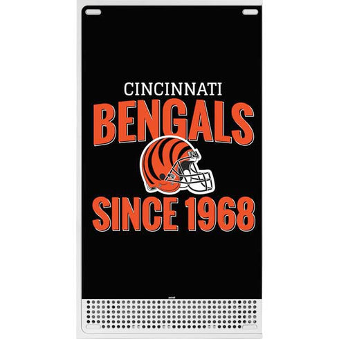 NFL Cincinnati Bengals Helmet Xbox Series S Console Skin