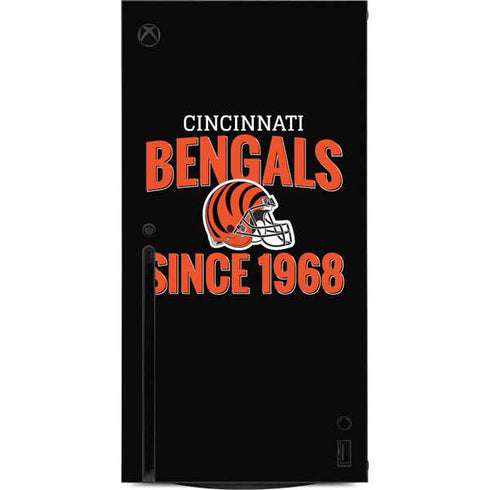 NFL Cincinnati Bengals Helmet Xbox Series X Console Skin