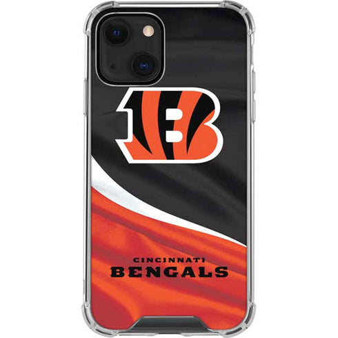 NFL Cincinnati Bengals iPhone 13 Mini Clear Case