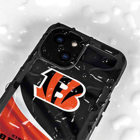 NFL Cincinnati Bengals iPhone 13 Mini Waterproof Case