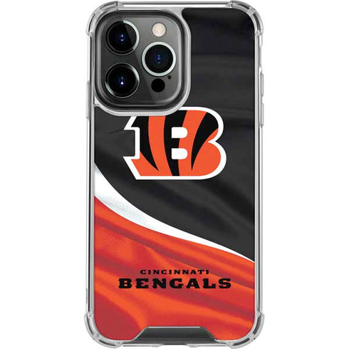 NFL Cincinnati Bengals iPhone 13 Pro Clear Case