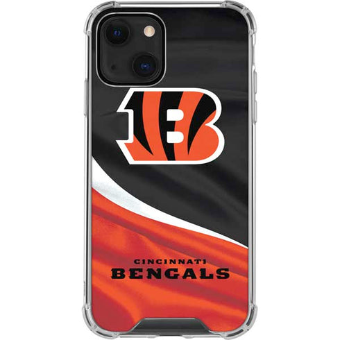 NFL Cincinnati Bengals iPhone 14 Plus Clear Case