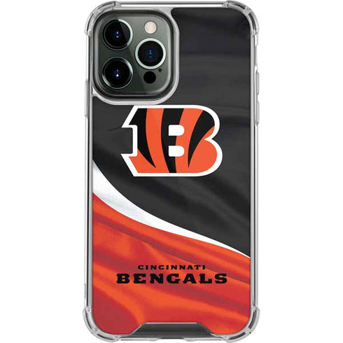 NFL Cincinnati Bengals iPhone 14 Pro Max Clear Case