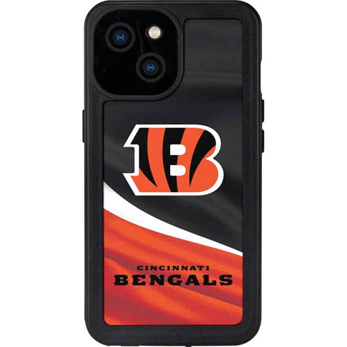 NFL Cincinnati Bengals iPhone 15 Waterproof Case