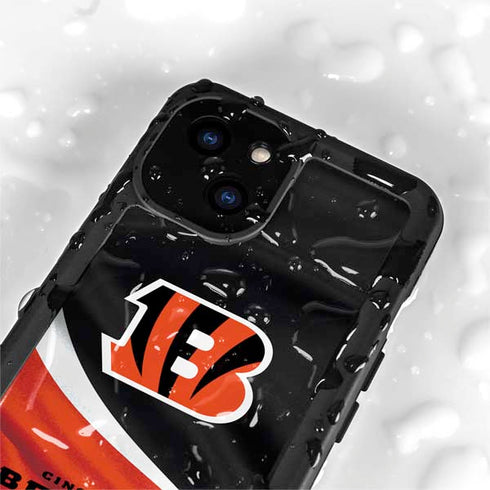 NFL Cincinnati Bengals iPhone 15 Waterproof Case
