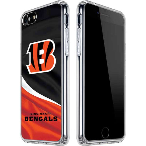NFL Cincinnati Bengals iPhone SE (2nd & 3rd Gen) Clear Case