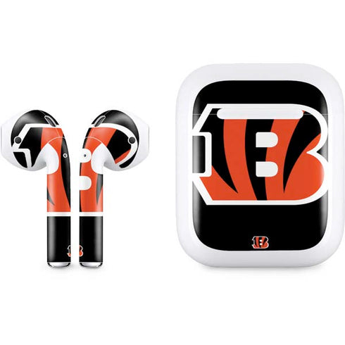 NFL Cincinnati Bengals Large Logo Apple AirPods Skin