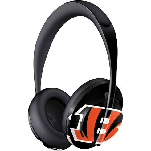NFL Cincinnati Bengals Large Logo Bose Noise Cancelling Headphones 700 Skin