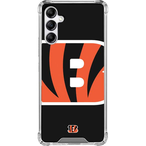 NFL Cincinnati Bengals Large Logo Galaxy A14 5G Clear Case
