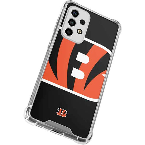 NFL Cincinnati Bengals Large Logo Galaxy A53 5G Clear Case