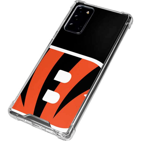 NFL Cincinnati Bengals Large Logo Galaxy Note20 5G Clear Case