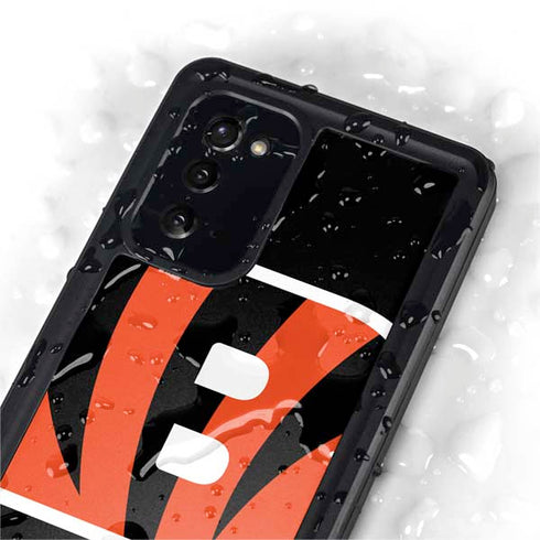 NFL Cincinnati Bengals Large Logo Galaxy Note20 5G Waterproof Case