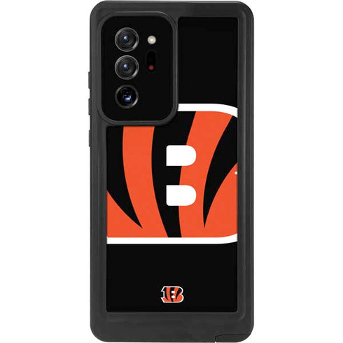NFL Cincinnati Bengals Large Logo Galaxy Note20 Ultra 5G Waterproof Case