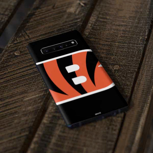 NFL Cincinnati Bengals Large Logo Galaxy S10 Plus Skin