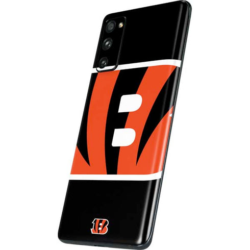 NFL Cincinnati Bengals Large Logo Galaxy S20 Fan Edition Skin