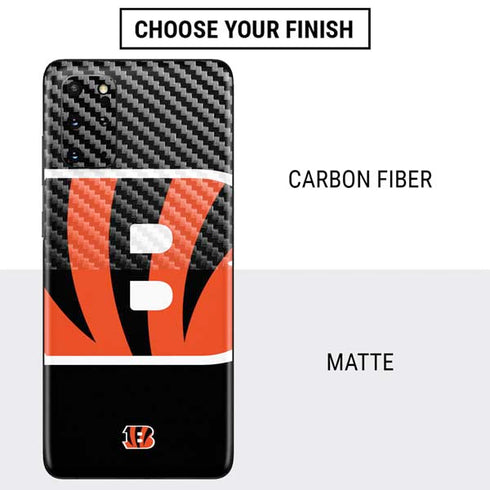 NFL Cincinnati Bengals Large Logo Galaxy S20 Plus Skin
