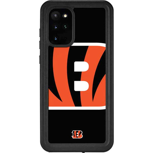NFL Cincinnati Bengals Large Logo Galaxy S20 Plus Waterproof Case