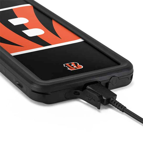 NFL Cincinnati Bengals Large Logo Galaxy S20 Waterproof Case