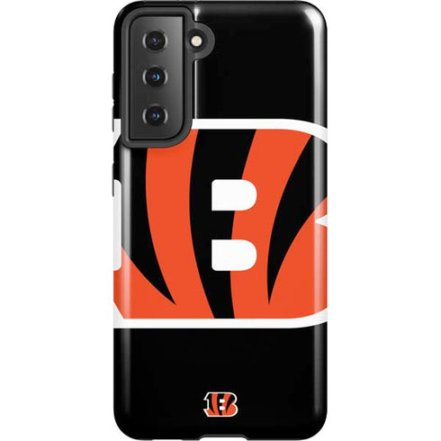 NFL Cincinnati Bengals Large Logo Galaxy S21 5G Pro Case