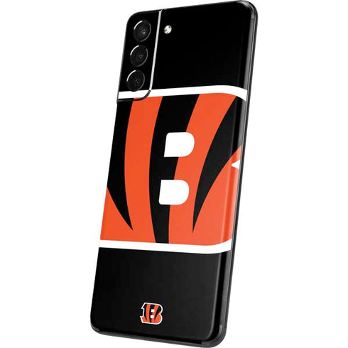 NFL Cincinnati Bengals Large Logo Galaxy S21 Plus 5G Skin