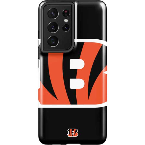NFL Cincinnati Bengals Large Logo Galaxy S21 Ultra 5G Pro Case