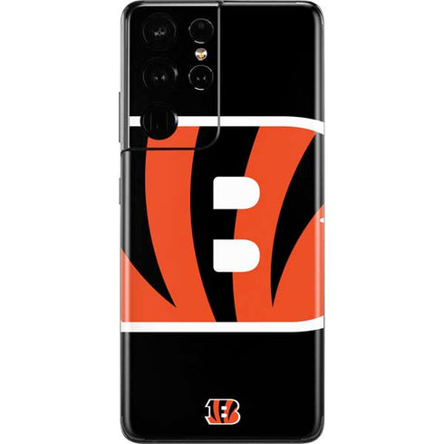 NFL Cincinnati Bengals Large Logo Galaxy S21 Ultra 5G Skin