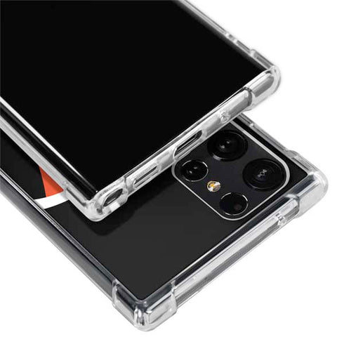 NFL Cincinnati Bengals Large Logo Galaxy S22 Ultra Clear Case