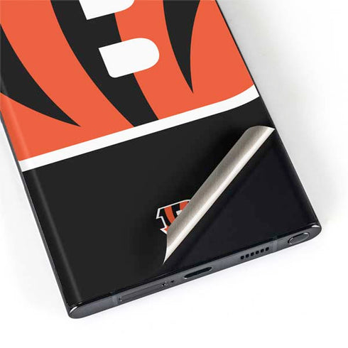NFL Cincinnati Bengals Large Logo Galaxy S22 Ultra Skin