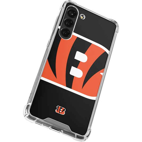 NFL Cincinnati Bengals Large Logo Galaxy S23 Plus Clear Case