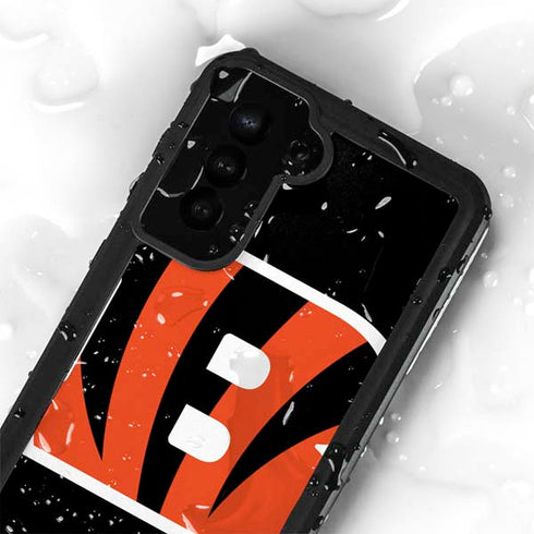 NFL Cincinnati Bengals Large Logo Galaxy S23 Plus Waterproof Case