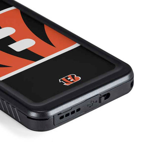 NFL Cincinnati Bengals Large Logo Galaxy S23 Waterproof Case