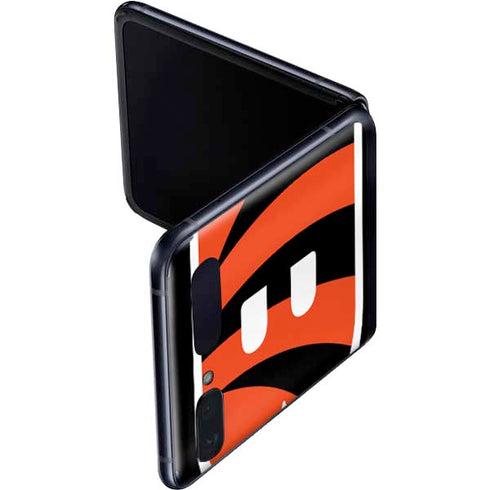 NFL Cincinnati Bengals Large Logo Galaxy Z Flip Skin