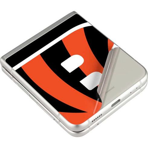 NFL Cincinnati Bengals Large Logo Galaxy Z Flip3 5G Skin