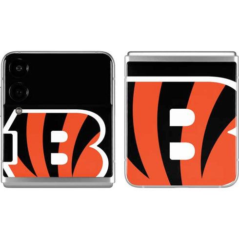 NFL Cincinnati Bengals Large Logo Galaxy Z Flip4 5G Skin