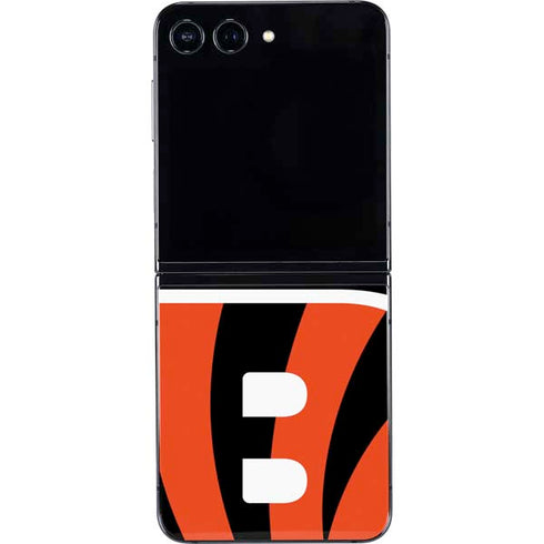 NFL Cincinnati Bengals Large Logo Galaxy Z Flip5 5G Skin