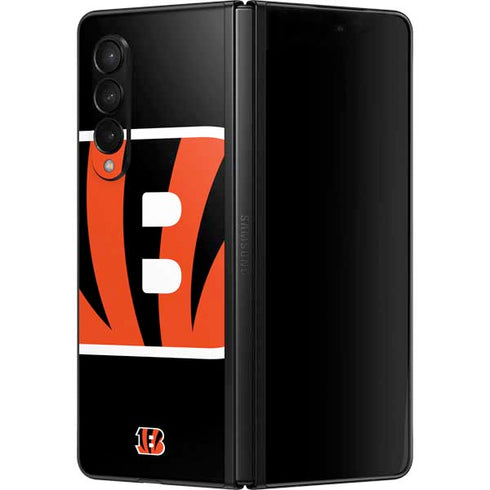 NFL Cincinnati Bengals Large Logo Galaxy Z Fold3 5G Skin